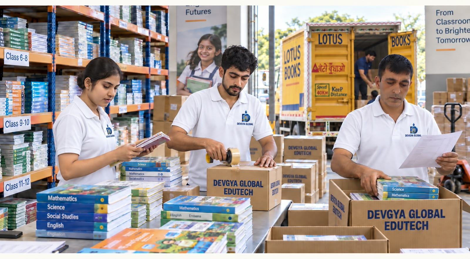 Books Distribution Network - Devgya Logistics & Warehousing